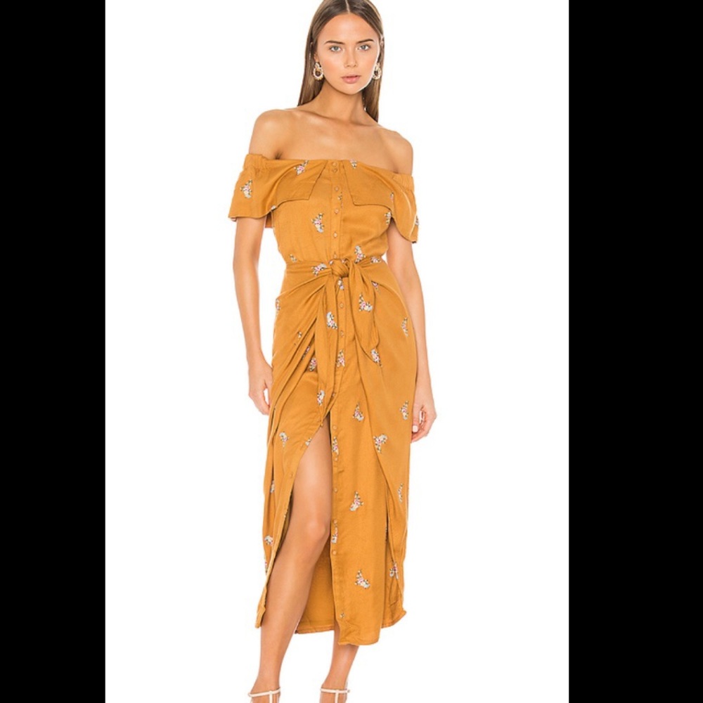NWT House of Harlow 1960 X REVOLVE Rumi Dress sz S